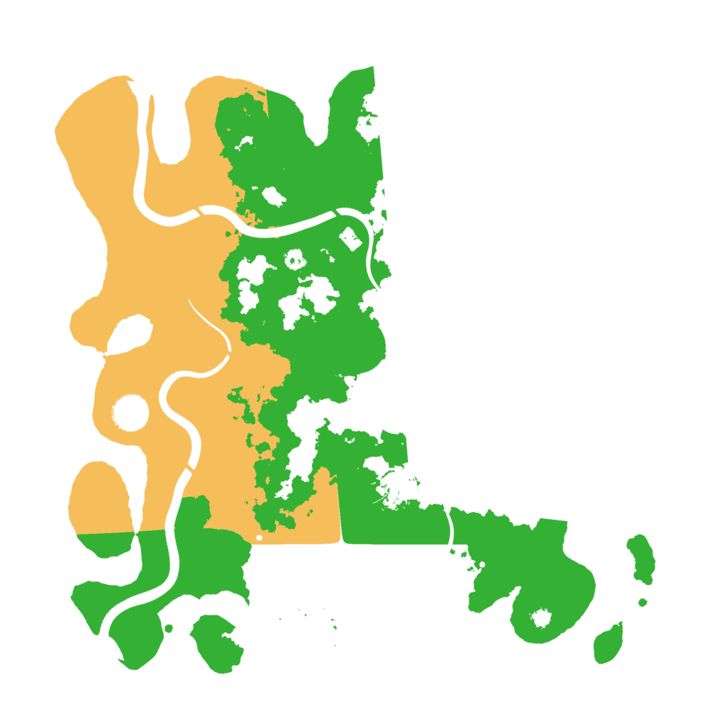 Biome Rust Map: Procedural Map, Size: 3500, Seed: 4288951