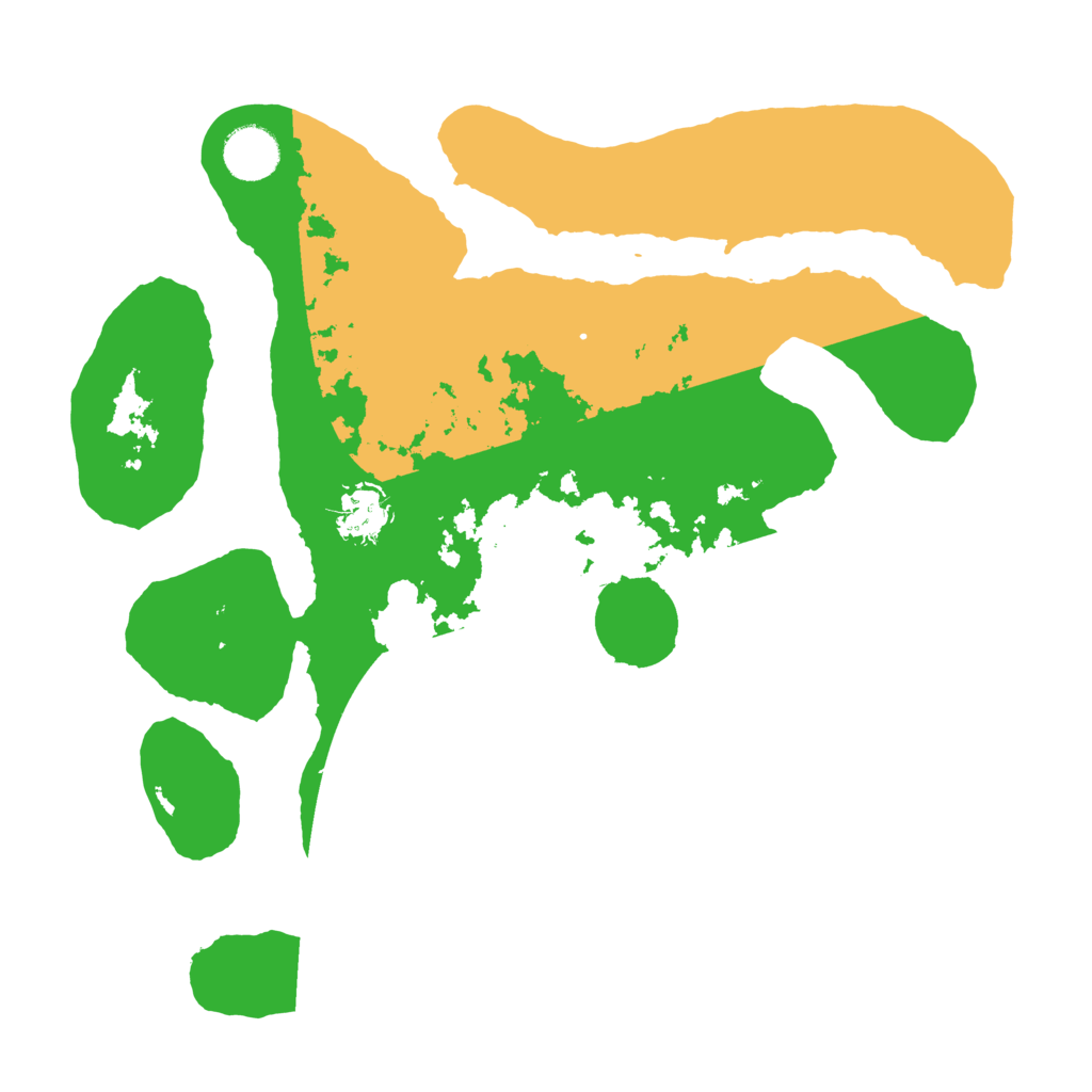 Biome Rust Map: Barren, Size: 3500, Seed: 5726205