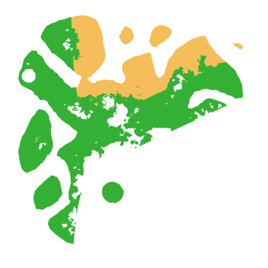 Biome Rust Map: Barren, Size: 3500, Seed: 5774296