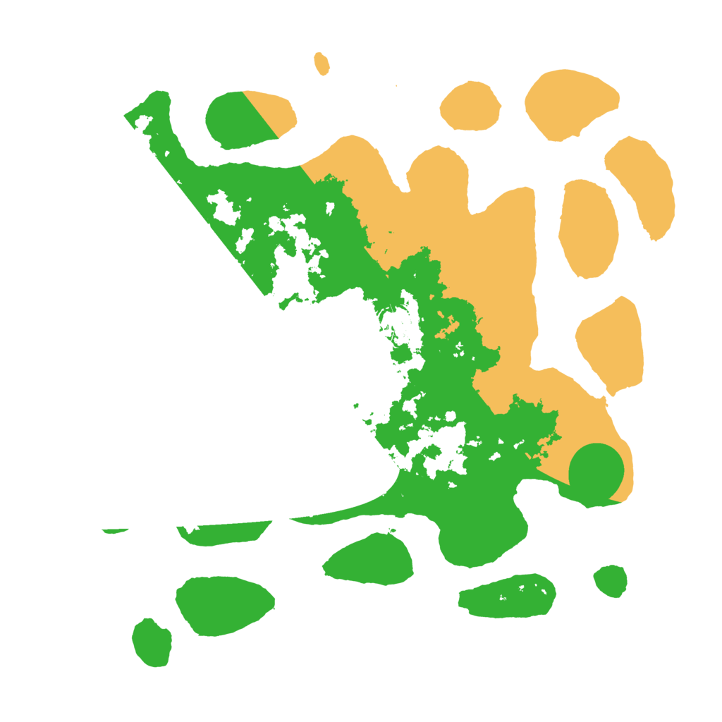 Biome Rust Map: Barren, Size: 3500, Seed: 5543528