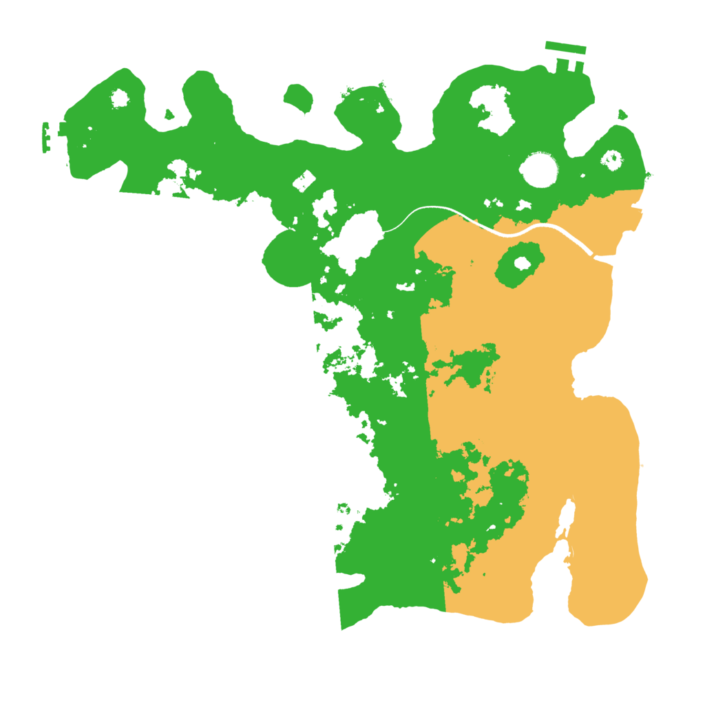 Biome Rust Map: Procedural Map, Size: 3500, Seed: 6159534