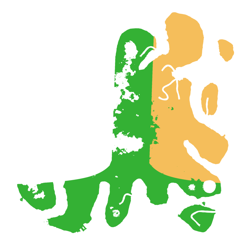 Biome Rust Map: Procedural Map, Size: 3500, Seed: 2914528