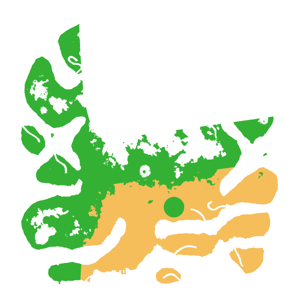 Biome Rust Map: Procedural Map, Size: 3850, Seed: 116369486