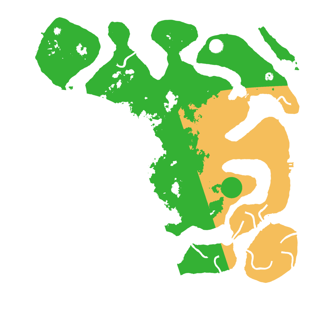 Biome Rust Map: Procedural Map, Size: 4000, Seed: 129384