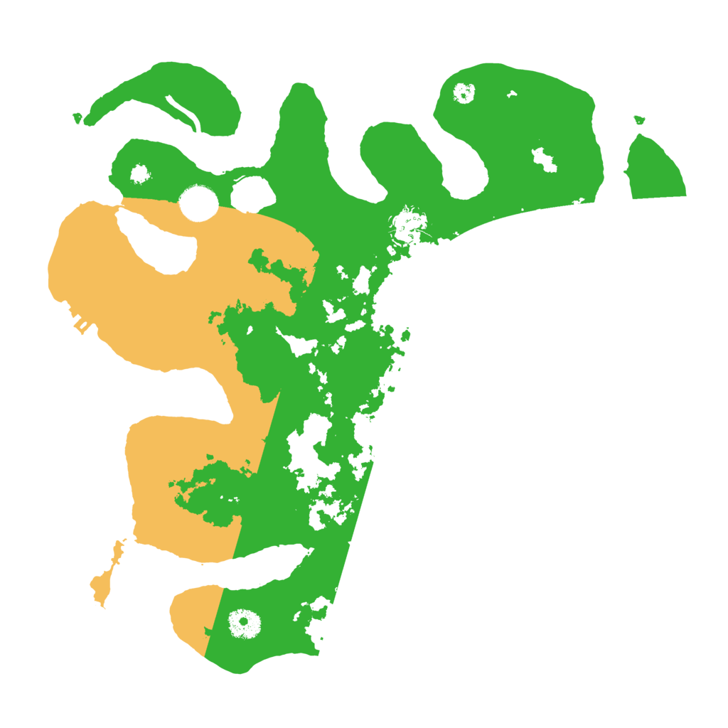 Biome Rust Map: Procedural Map, Size: 3500, Seed: 1216903