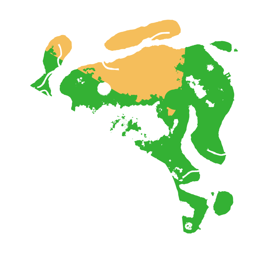 Biome Rust Map: Procedural Map, Size: 3500, Seed: 2477212