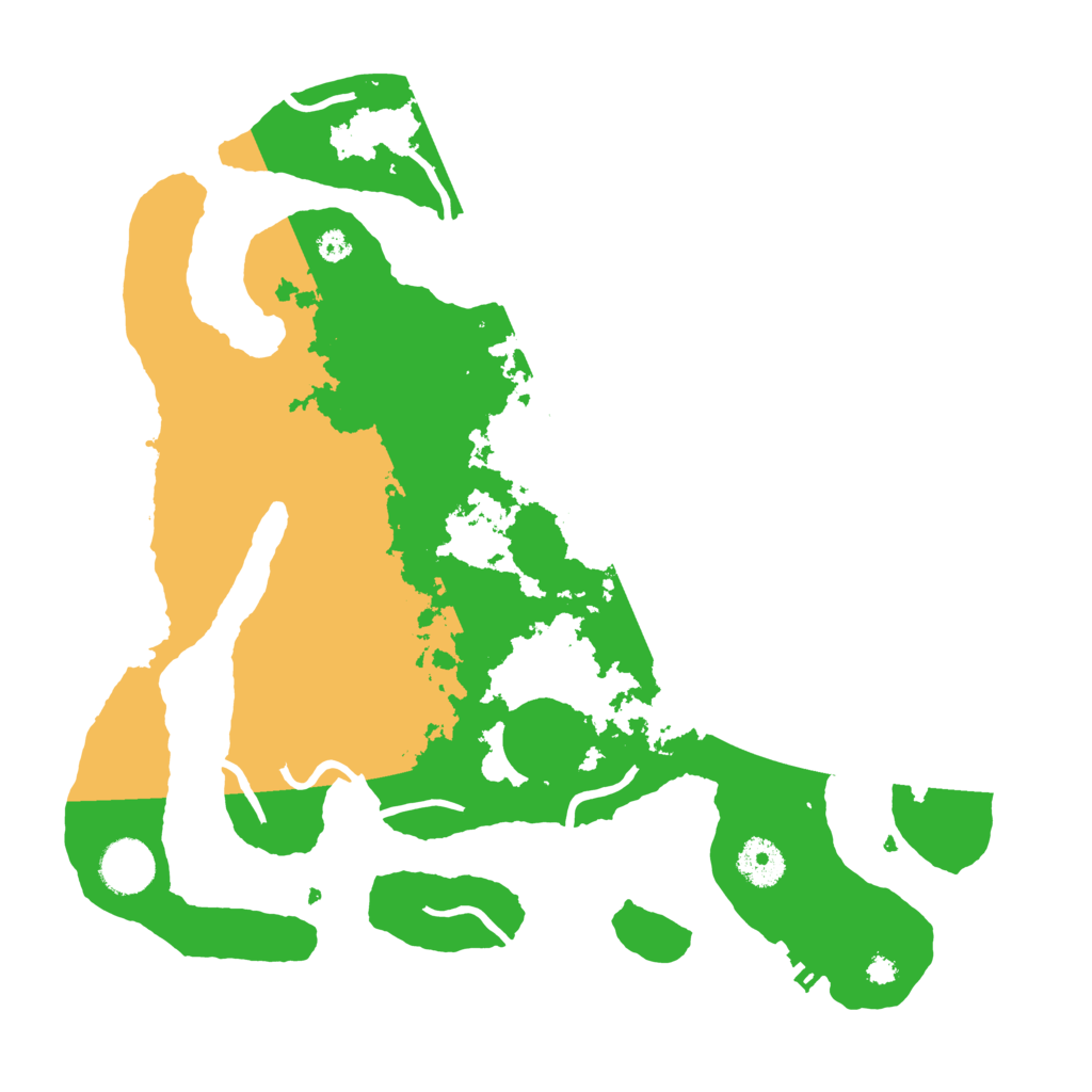 Biome Rust Map: Procedural Map, Size: 3500, Seed: 3060122