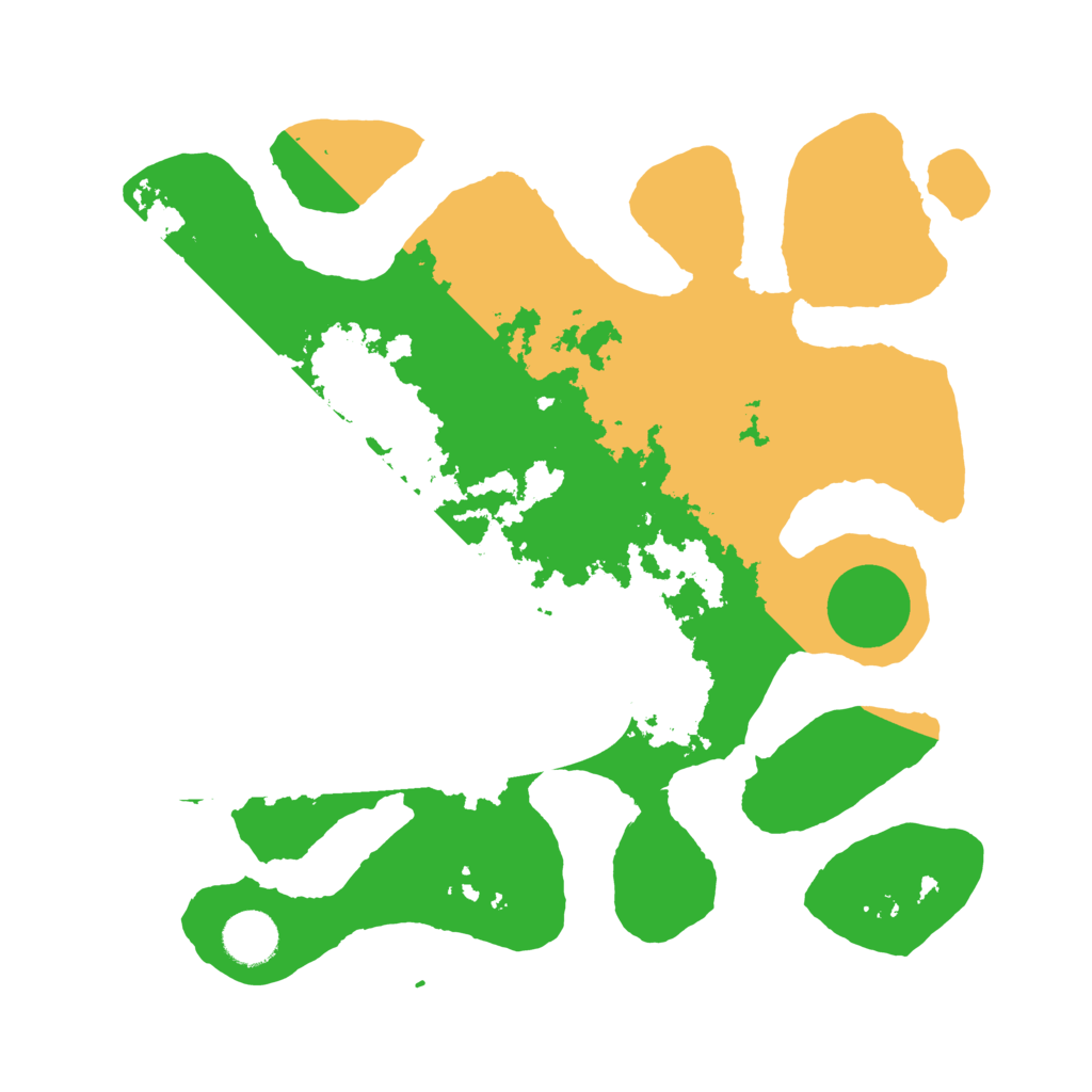 Biome Rust Map: Barren, Size: 3500, Seed: 5549002