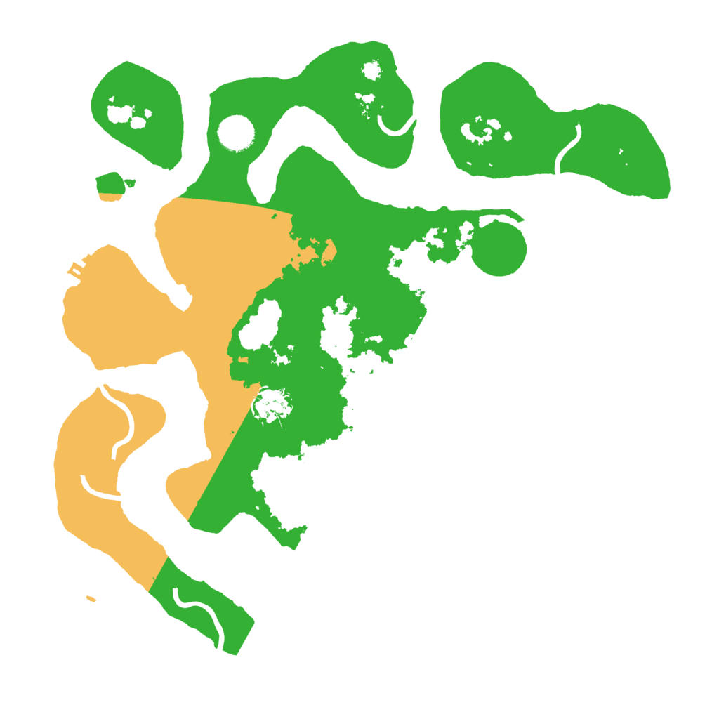 Biome Rust Map: Procedural Map, Size: 3500, Seed: 5546734