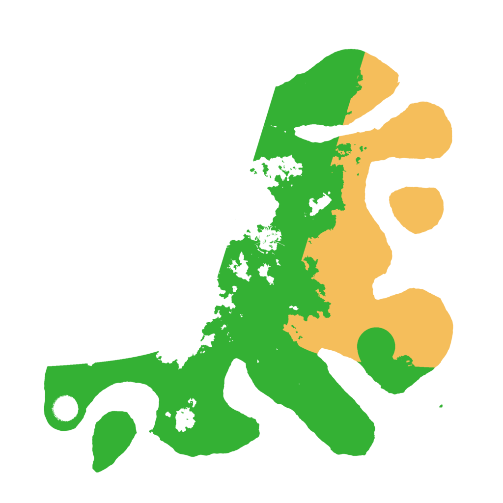 Biome Rust Map: Barren, Size: 3500, Seed: 4123915