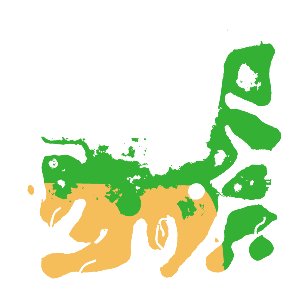 Biome Rust Map: Procedural Map, Size: 3500, Seed: 2472532