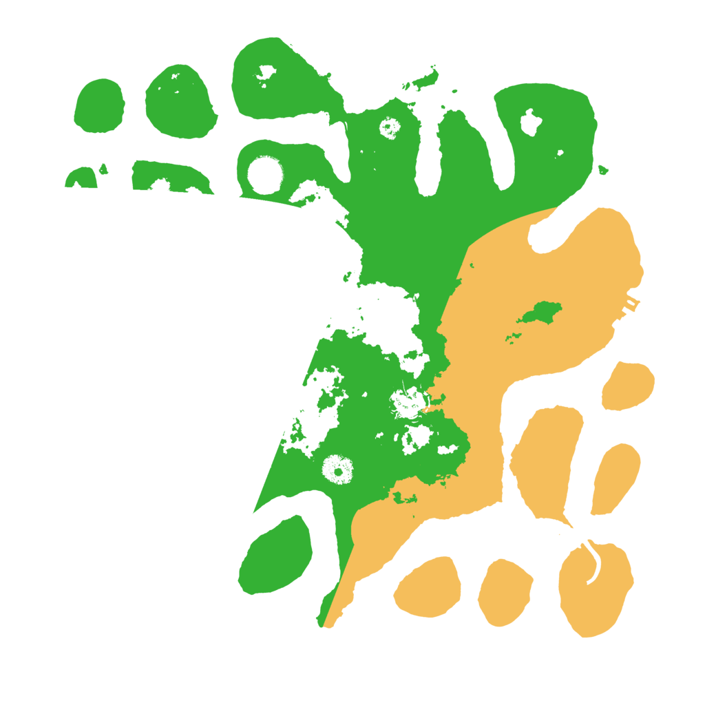 Biome Rust Map: Procedural Map, Size: 3500, Seed: 4825375