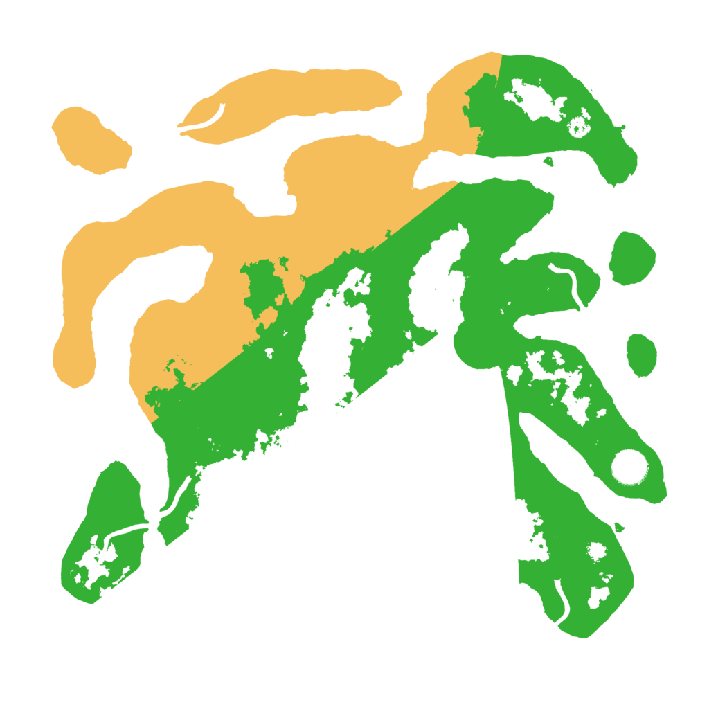 Biome Rust Map: Procedural Map, Size: 3500, Seed: 3159792