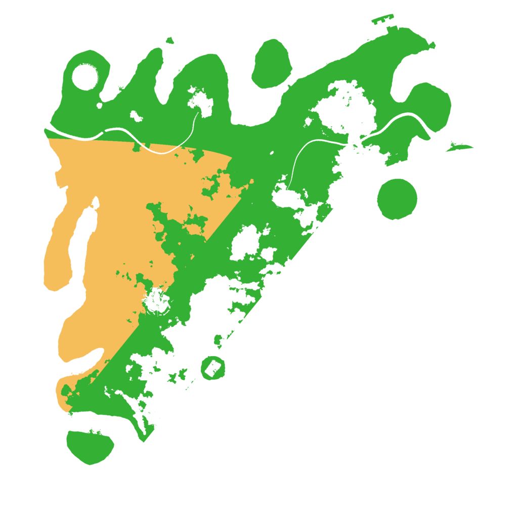 Biome Rust Map: Procedural Map, Size: 3500, Seed: 5556616