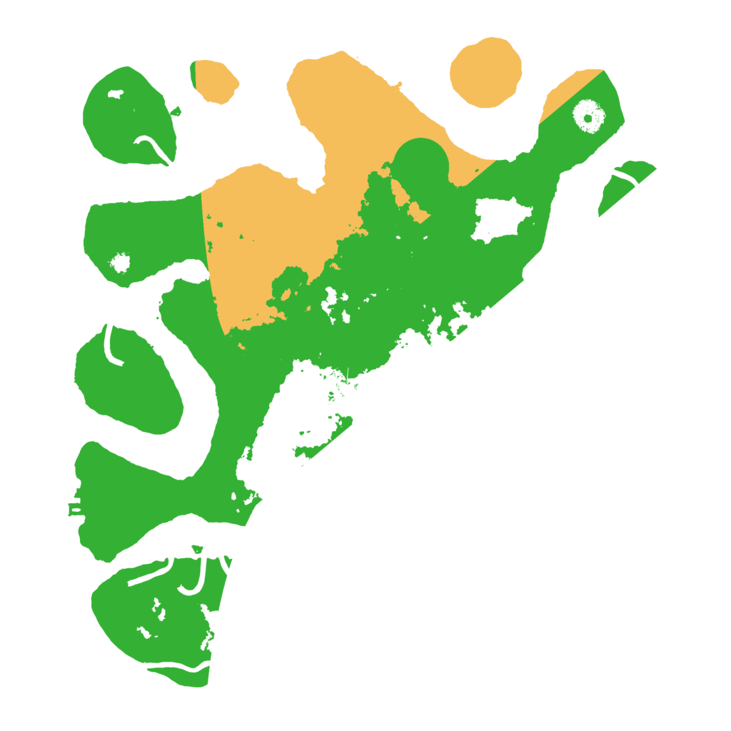 Biome Rust Map: Procedural Map, Size: 3500, Seed: 2959111