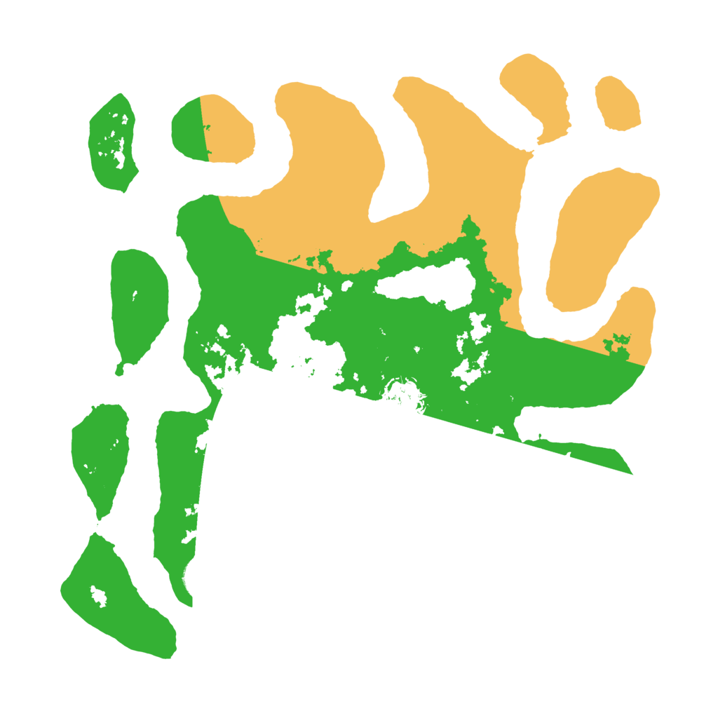 Biome Rust Map: Barren, Size: 3500, Seed: 5908091