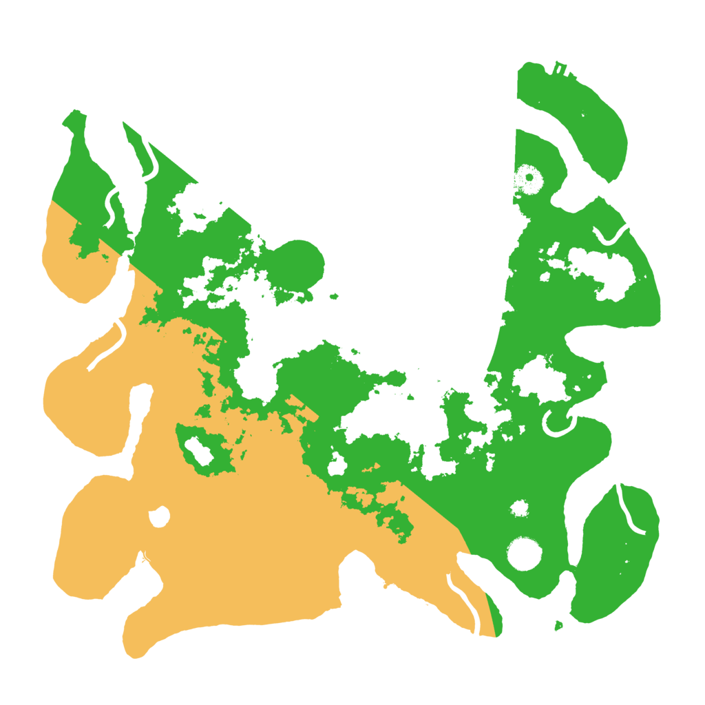 Biome Rust Map: Procedural Map, Size: 3700, Seed: 1126030891