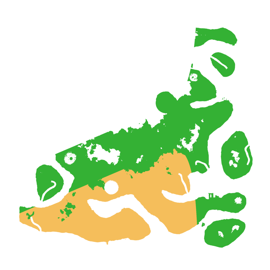 Biome Rust Map: Procedural Map, Size: 3500, Seed: 1915717