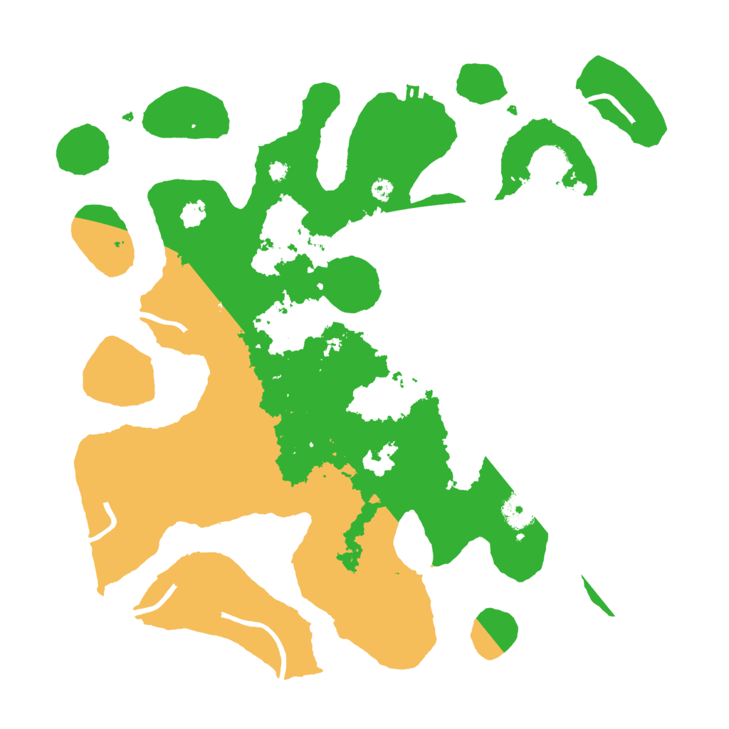 Biome Rust Map: Procedural Map, Size: 3500, Seed: 5594700