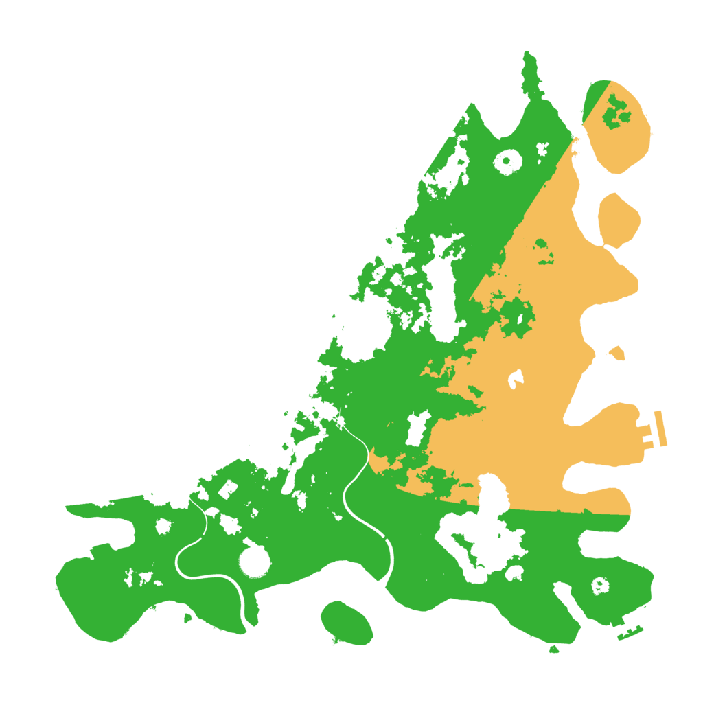 Biome Rust Map: Procedural Map, Size: 4000, Seed: 589495