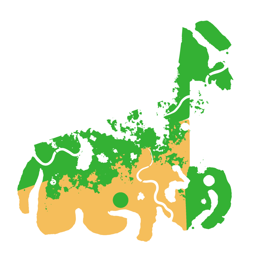 Biome Rust Map: Procedural Map, Size: 4300, Seed: 2100136374