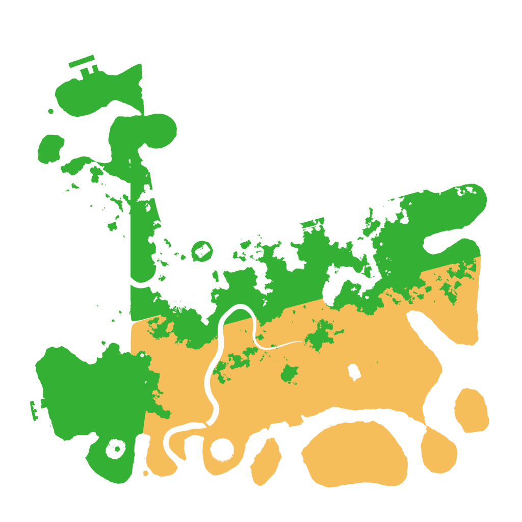 Biome Rust Map: Procedural Map, Size: 4000, Seed: 1176
