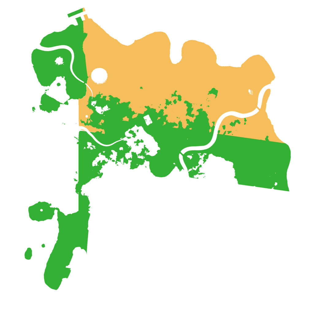 Biome Rust Map: Procedural Map, Size: 3500, Seed: 6130883