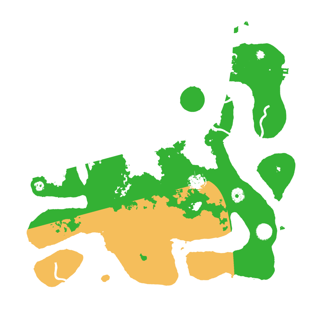 Biome Rust Map: Procedural Map, Size: 3500, Seed: 6272234