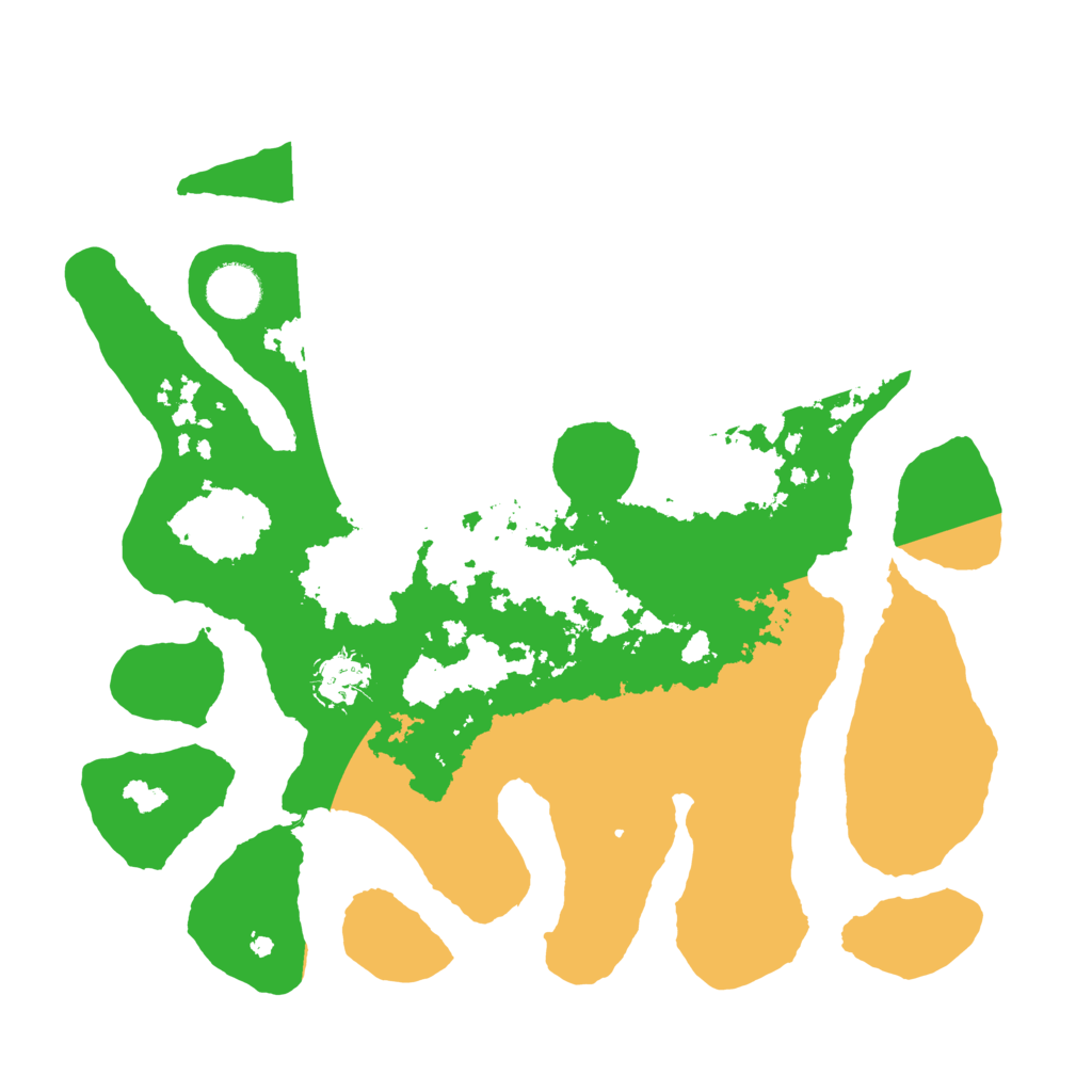 Biome Rust Map: Barren, Size: 3500, Seed: 4966557