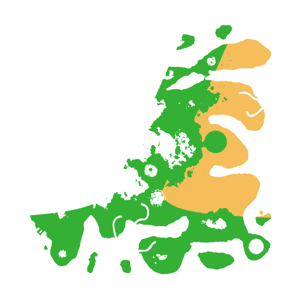 Biome Rust Map: Procedural Map, Size: 3500, Seed: 890254