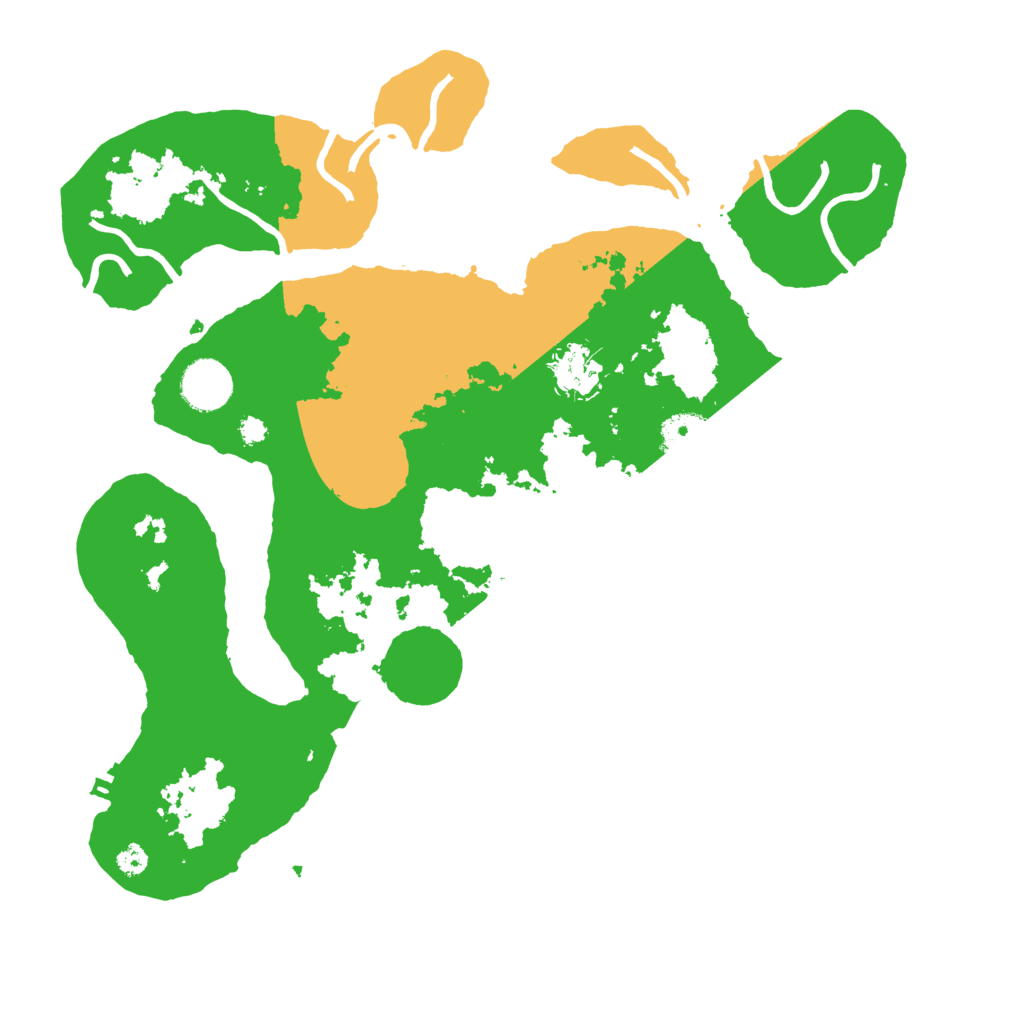 Biome Rust Map: Procedural Map, Size: 3500, Seed: 8141