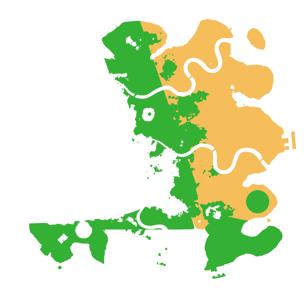 Biome Rust Map: Procedural Map, Size: 3500, Seed: 5901908