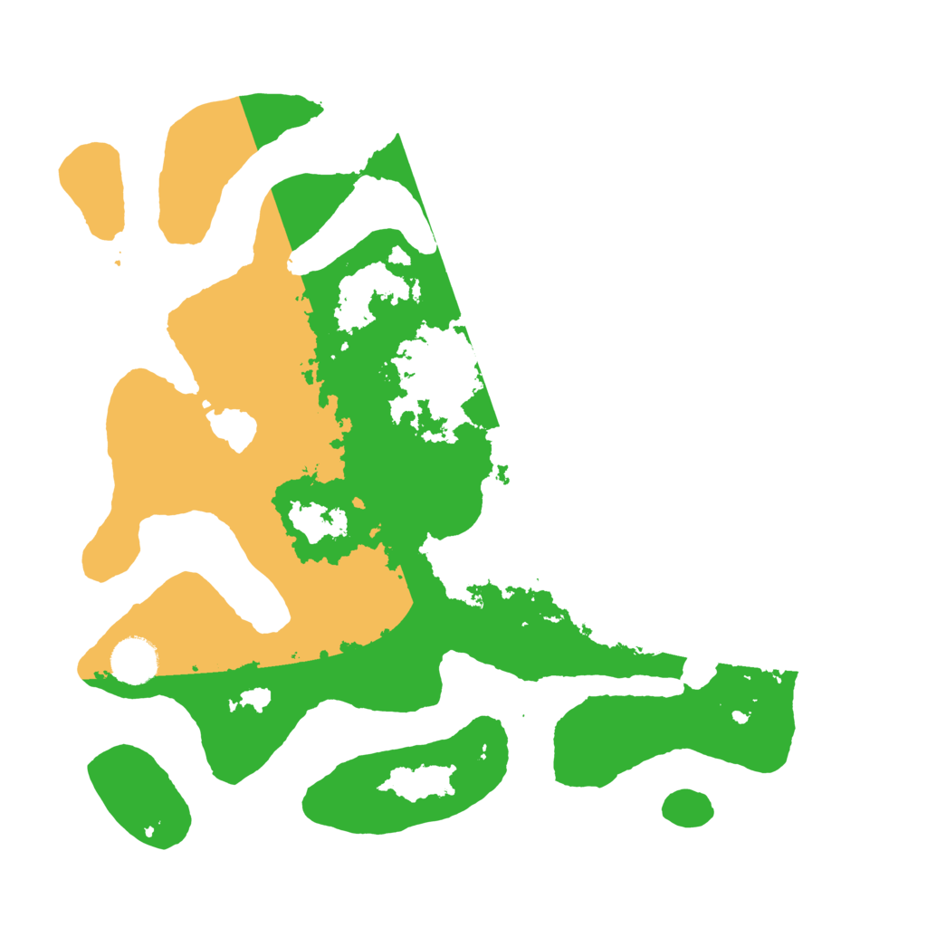 Biome Rust Map: Barren, Size: 3500, Seed: 4851830