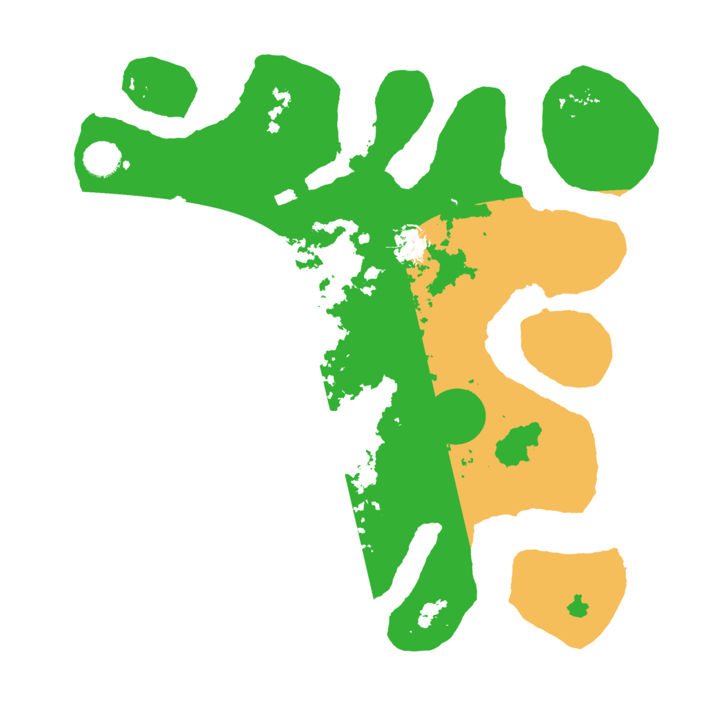 Biome Rust Map: Barren, Size: 3500, Seed: 1467811