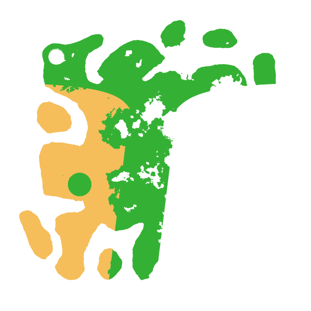 Biome Rust Map: Barren, Size: 3500, Seed: 4926042