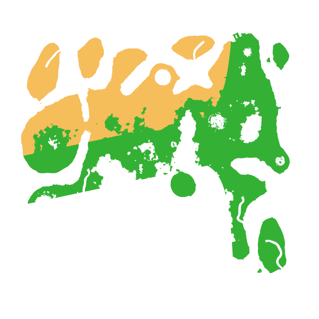 Biome Rust Map: Procedural Map, Size: 3500, Seed: 2871886