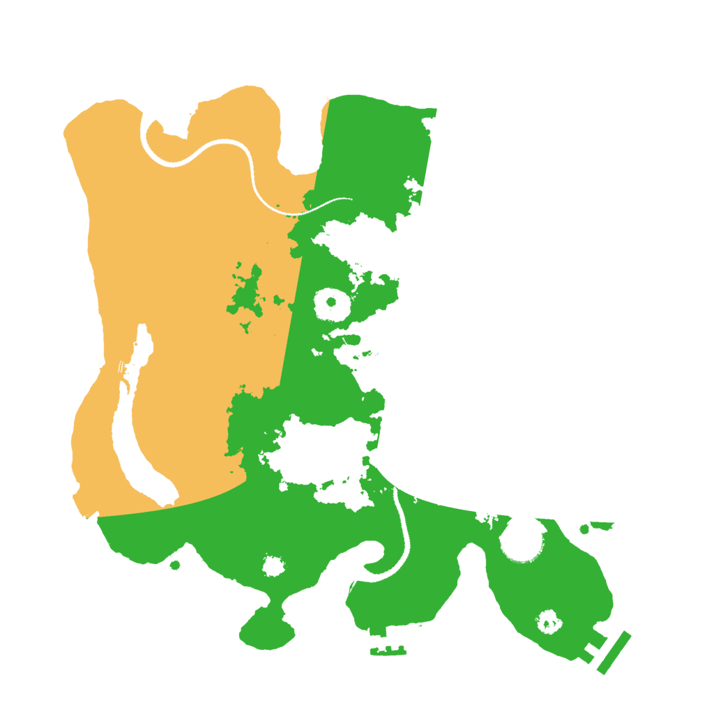 Biome Rust Map: Procedural Map, Size: 3000, Seed: 580856184