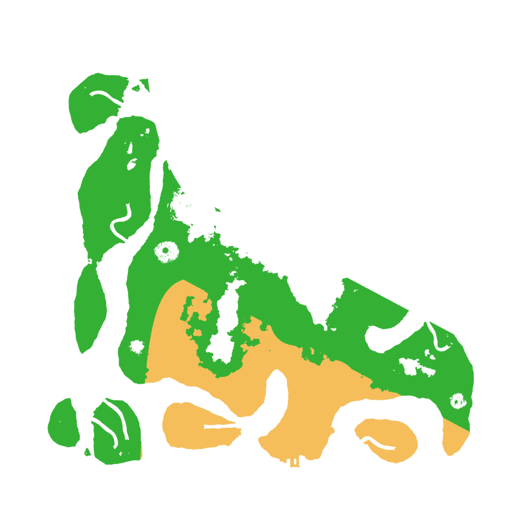 Biome Rust Map: Procedural Map, Size: 3500, Seed: 5025739