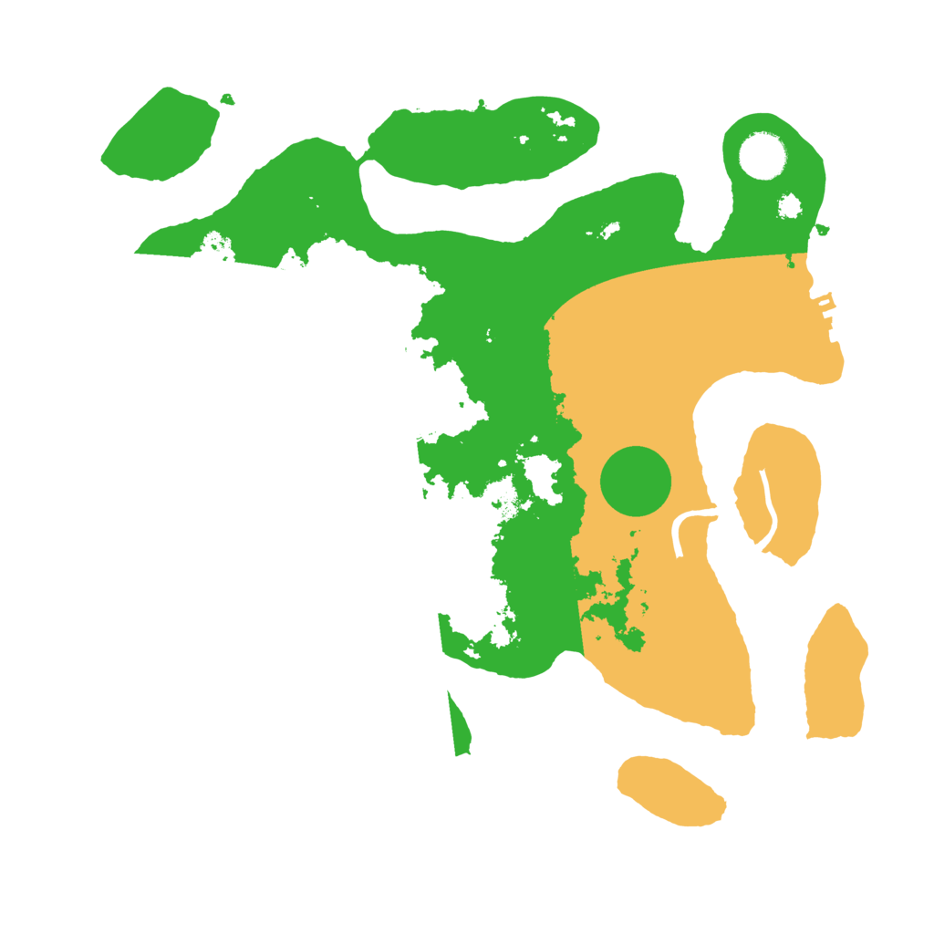 Biome Rust Map: Procedural Map, Size: 3500, Seed: 712553