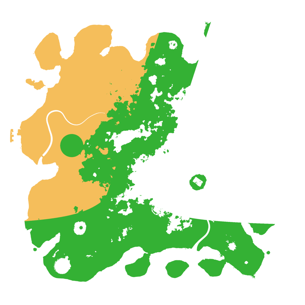 Biome Rust Map: Procedural Map, Size: 3500, Seed: 2682009