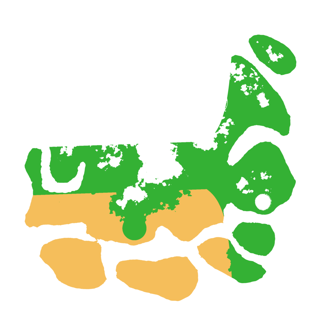 Biome Rust Map: Barren, Size: 3500, Seed: 4540967