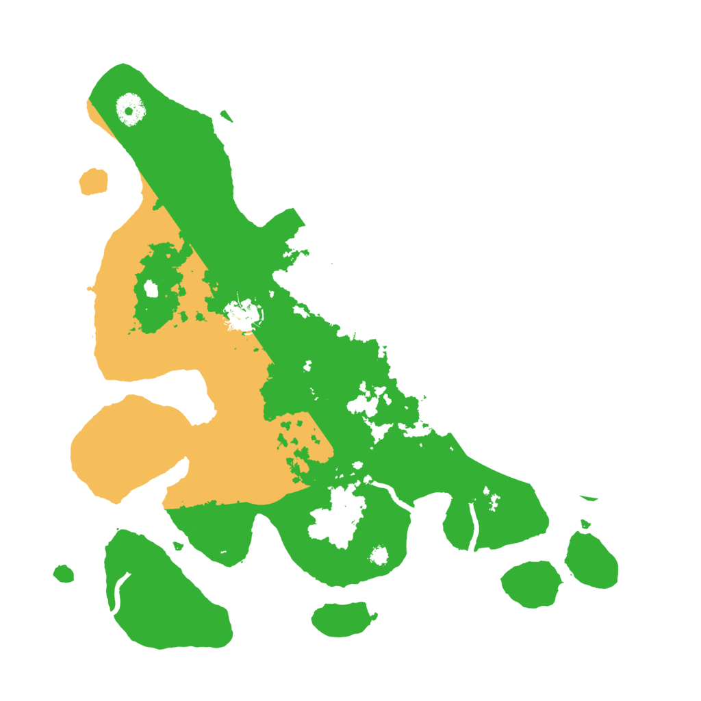 Biome Rust Map: Procedural Map, Size: 3500, Seed: 6370129