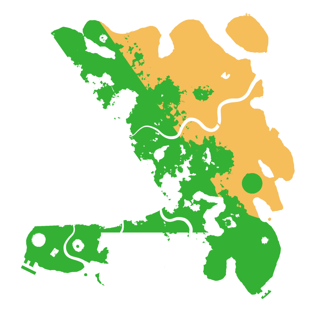 Biome Rust Map: Procedural Map, Size: 4000, Seed: 770042