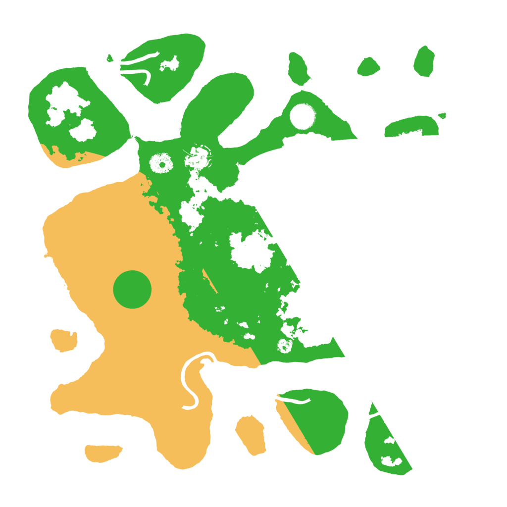 Biome Rust Map: Procedural Map, Size: 3500, Seed: 1025330