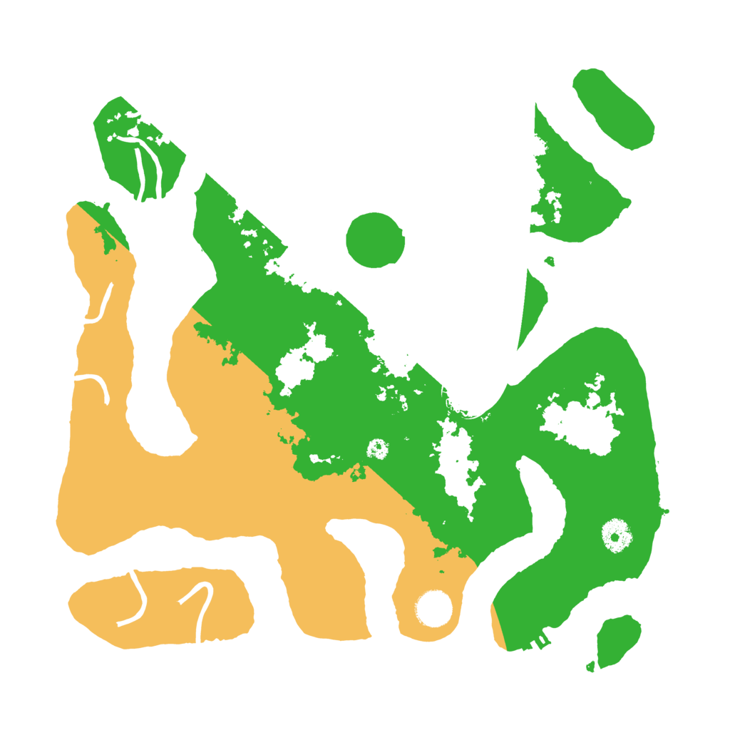 Biome Rust Map: Procedural Map, Size: 3500, Seed: 3518785