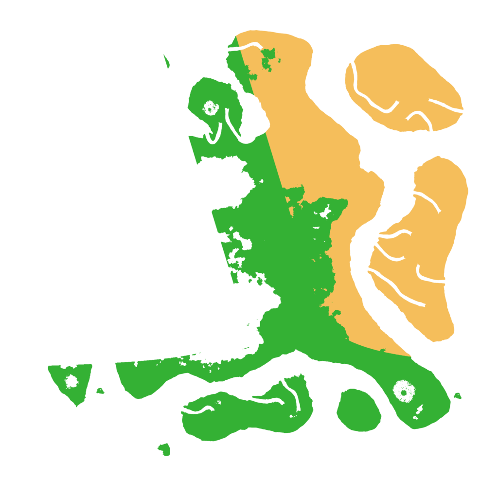 Biome Rust Map: Procedural Map, Size: 3500, Seed: 2715357