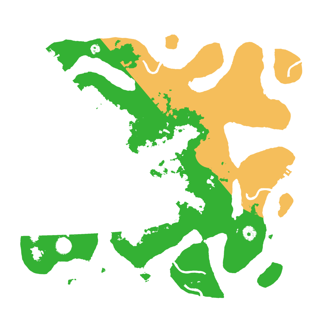 Biome Rust Map: Procedural Map, Size: 3500, Seed: 913047