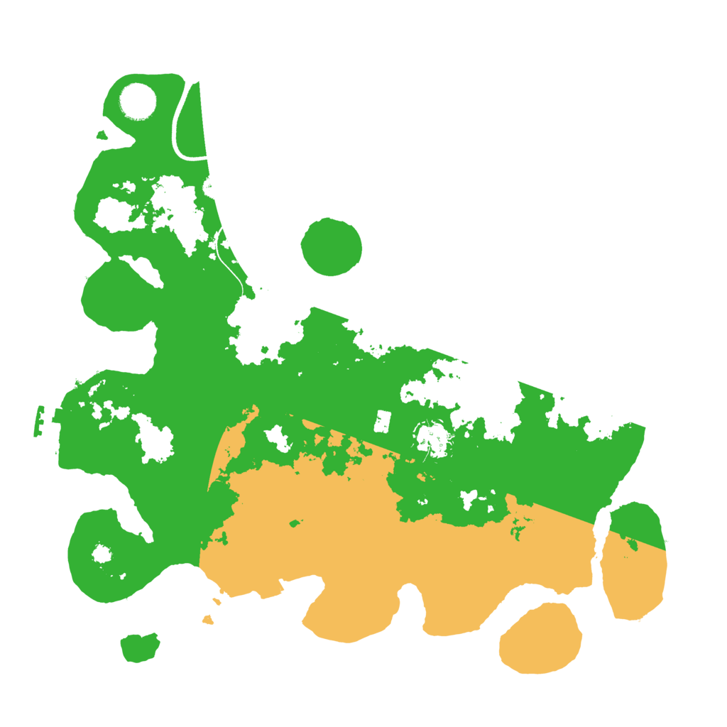 Biome Rust Map: Procedural Map, Size: 3500, Seed: 5252869