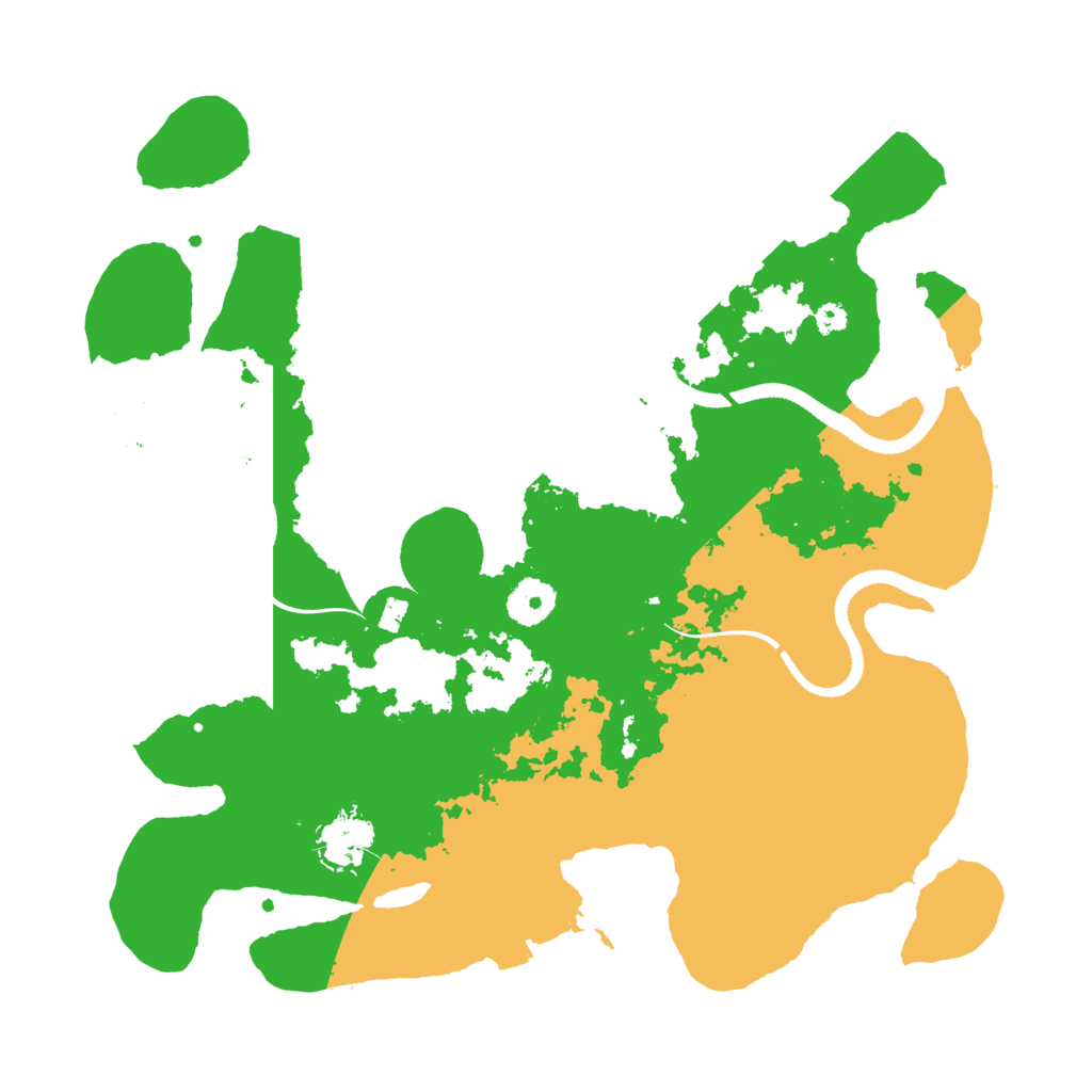 Biome Rust Map: Procedural Map, Size: 3500, Seed: 4358280