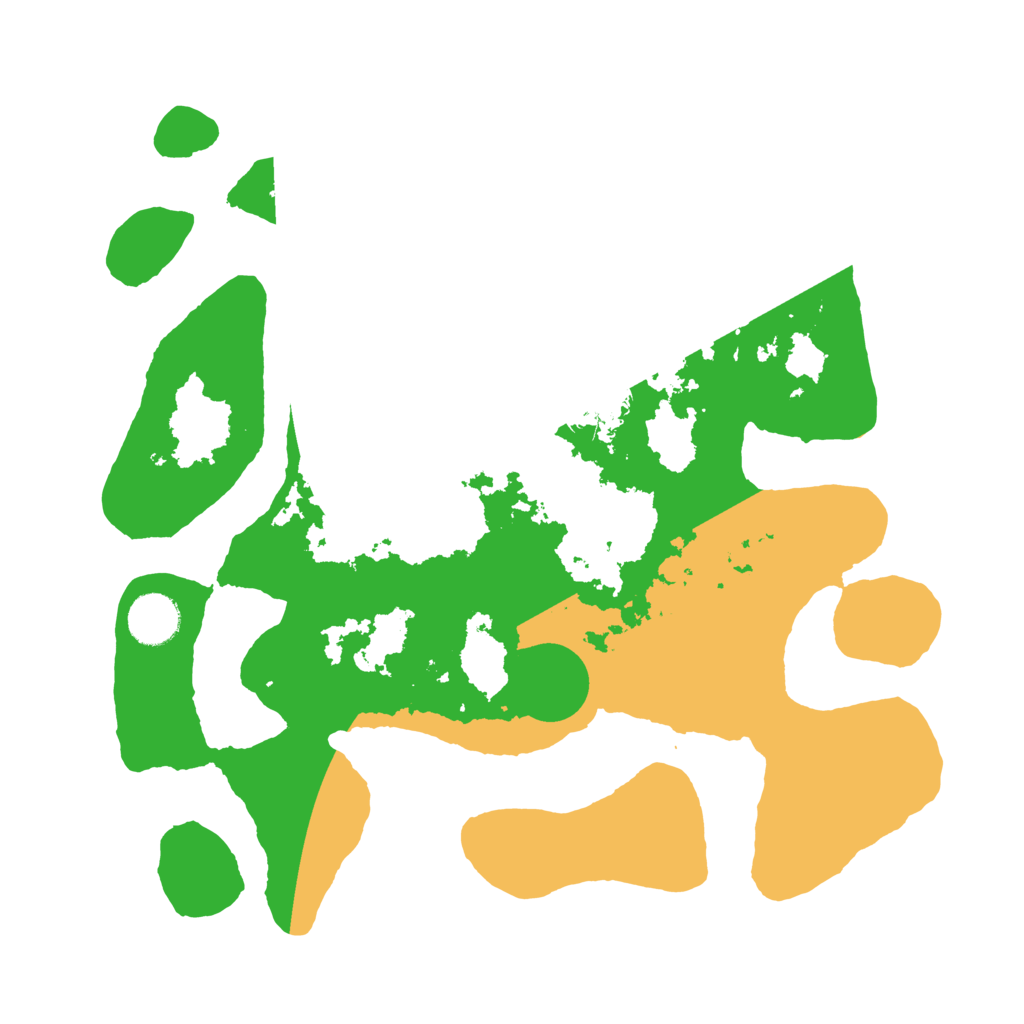 Biome Rust Map: Barren, Size: 3500, Seed: 560589